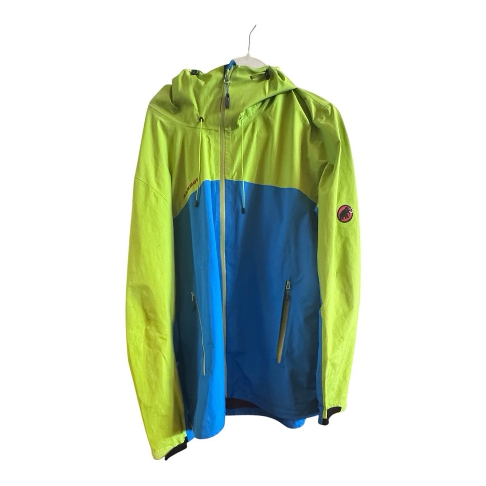 Mammut Dry Tech Crater HS Men's Hooded Rain Jacket XXL Zip Pockets